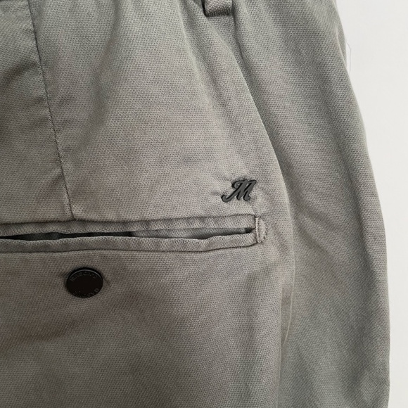 Mason's dark olive men's chino jogger cotton stretch pants size EU 48/US 38 - Picture 3 of 9